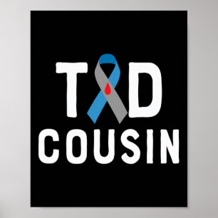 T1d Cousin Typ 1 Diabetes Insulin Familien Poster