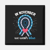 T1d Diabetes Bewusstsein Magnet (Vorne)