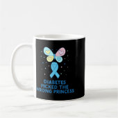 T1d Diabetes Warrior Butterfly Princess Diabetes A Kaffeetasse (Links)