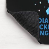 T1d Diabetes Warrior Butterfly Princess Diabetes A Mousepad (Ecke)