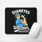 T1d Diabetes Warrior Unzerbrechlich Typ 1 Diabetes Mousepad (Mit Mouse)
