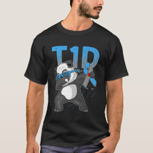 T1D Diabetiker Panda Bärentanz Tanz Typ 1 Diabetes T-Shirt