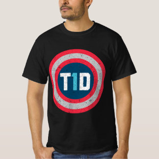 T1D Diabetiker Typ 1 Diabetes Bewusstsein Männer F T-Shirt