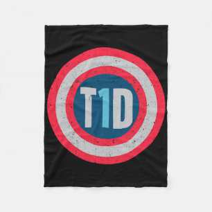 T1d Diabetiker Typ 1 Diabetes mellitus Männer Frau Fleecedecke
