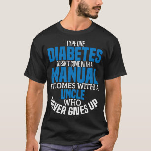 T1D Diabetiker Typ 1 Diabetes mellitus Männer Frau T-Shirt
