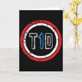 T1d Emblem Typ 1 Diabetes Bewusstsein Karte (Gelbe Blume)