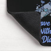 T1d Ich Liebe Jemanden Mit Typ-1-Diabetes-Shirt Di Mousepad (Ecke)