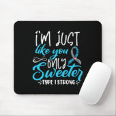 T1d Kinder Diabetes Bewusstsein Mousepad (Mit Mouse)