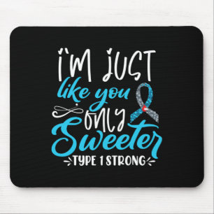 T1d Kinder Diabetes-Bewusstsein Mousepad