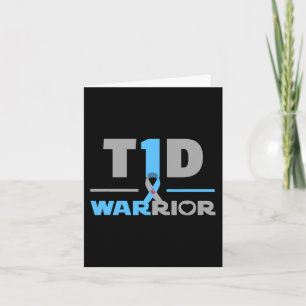 T1D Kostenvoranschlag Typ 1 Diabetes Bewusstsein f Karte