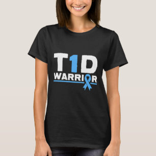 T1d Krieger Typ-1-Diabetes-Bewusstsein Diabetiker T-Shirt