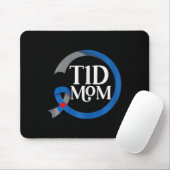 T1D Mama Bester Diabetes Typ 1 Aufklärungsgeschenk Mousepad (Mit Mouse)