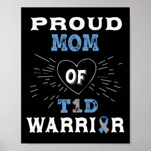 T1D Mama Diabetes mellitus Typ 1 Insulin Pa Poster