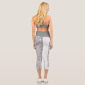 T1D Mama Hoher Waisted Yoga Capris (Rückseite)