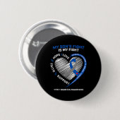 T1d Mama Mein Sohn kämpft gegen Typ 1 Diabetes Button (Vorne & Hinten)