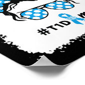 T1d Mama Typ 1 Diabetes Aufklärung Monat Blutzucke Poster (Ecke)