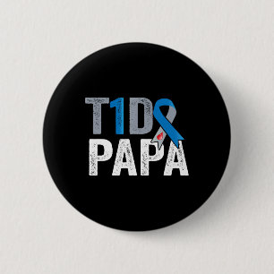 T1d Papa Sein Kampf ist mein Kampf gegen Typ 1 Dia Button