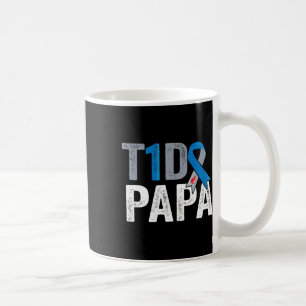 T1d Papa Sein Kampf ist mein Kampf gegen Typ 1 Dia Kaffeetasse
