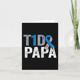 T1D Papa sein Kampf ist mein Kampf Typ 1 Diabetes Karte