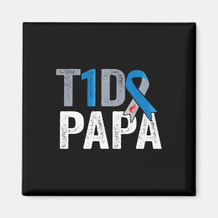 T1D Papa sein Kampf ist mein Kampf Typ 1 Diabetes Magnet
