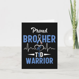 T1D Proud Brother Diabetes Awareness Typ 1 Insuli Karte