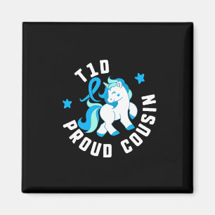 T1d Proud Cousin Diabetes T1 Bewusstsein Niedlich  Magnet