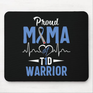 T1D Proud-Mama-Diabetes-Bewusstsein Typ 1 Insulin Mousepad