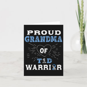 T1d Proud Oma Diabetes Bewusstsein Typ 1 Insuli Karte