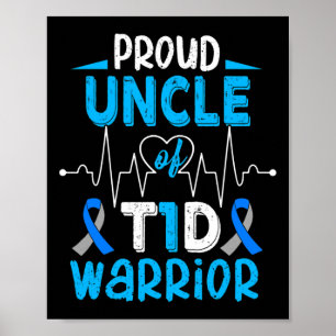 T1d Proud Onkel Diabetes Bewusstsein Typ 1 Insulin Poster