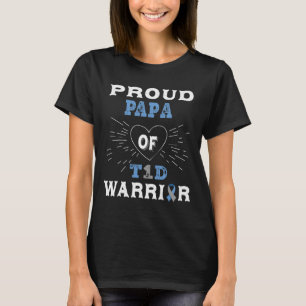 T1D Proud Papa-Diabetes mellitus Typ 1 Insulin P T-Shirt