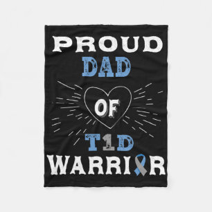 T1d Proud Vater Diabetes mellitus Typ 1 Insulin Pa Fleecedecke