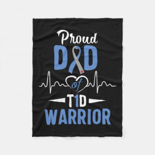 T1d Proud Vater Diabetes mellitus Typ 1 Insulin Pa Fleecedecke