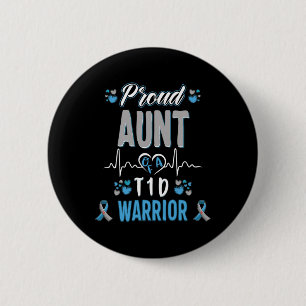 T1d Stolze Tante Diabetes-Bewusstsein Typ 1 Bauchs Button