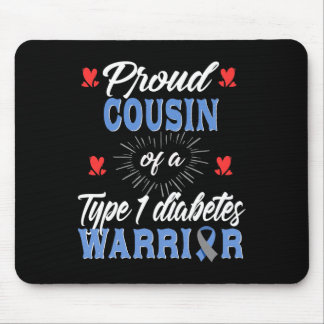 T1d Stolzer Cousin Diabetes-Bewusstsein Typ 1 Insu Mousepad