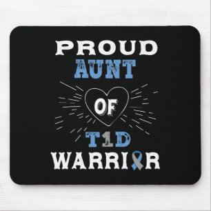 T1D Stumpftasche Diabetes Aufklärung Typ 1 Insulin Mousepad