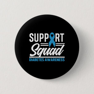 T1d T2d Krieger unterstützen Squad Diabetes Bewuss Button