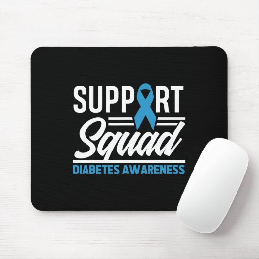 T1D T2D Krieger unterstützen Squad Diabetes Bewuss Mousepad (Mit Mouse)