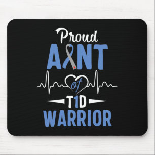 T1d Tante Diabetes Aufklärung Typ 1 Insulin P Mousepad
