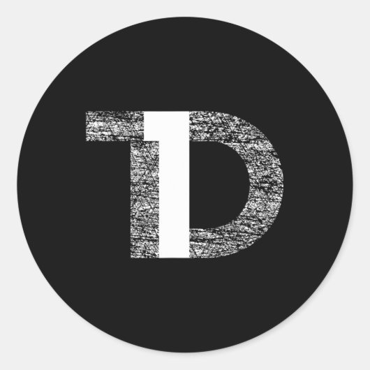 T1D Typ-1-Diabetes-Bewusstsein Runder Aufkleber (Vorderseite)