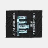 T1d Typ 1 Diabetes Insulin Geschenk Diabetiker Fleecedecke (Vorderseite (Horizontal))