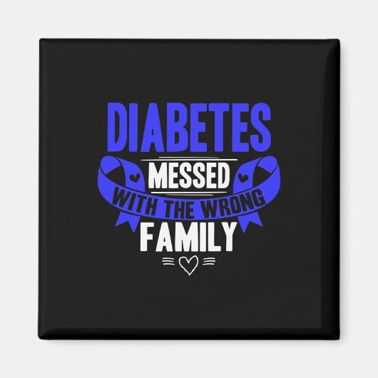 T1d Typ 1 Diabetes Magnet (Vorne)