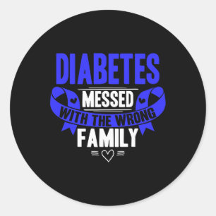 T1d Typ 1 Diabetes Runder Aufkleber