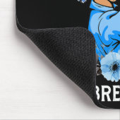 T1D Typ 1 Diabetes Warrior Awareness Unzerbrechlic Mousepad (Ecke)