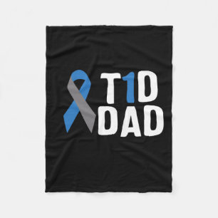 T1d Vater Diabetes Erwachsenwerden Typ 1 Insulin P Fleecedecke