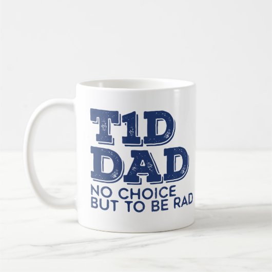 T1d Vater krass (Marine) Kaffeetasse (Links)