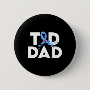 T1d Vater Typ 1 Diabetes Awareness Insulin Family Button