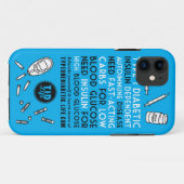 T1d wachsames starkes Xtreme Case-Mate iPhone Hülle (Rückseite (Horizontal))