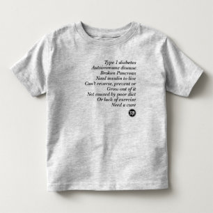 T1d Wahrheit Kleinkind T-shirt