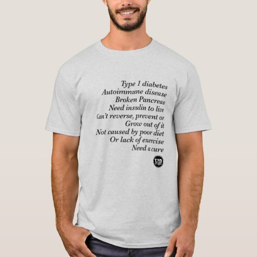T1d Wahrheit (Männer) T-Shirt (Vorderseite)