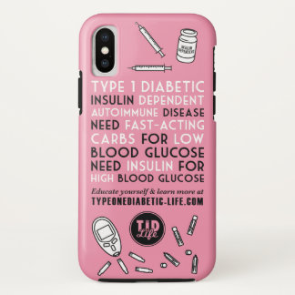 T1d Warnmeldung [Rosa] Case-Mate iPhone Hülle